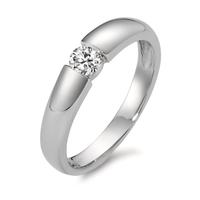 Bague solitaire Platine 950 Diamant 0.20 ct, vsi-572689