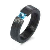 Bague Carbone Topaze bleu-573098