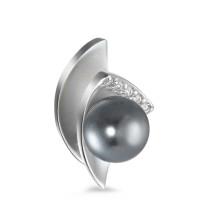 Pendentif Argent Zircone 5 Pierres Rhodié-573166