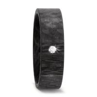 Bague Carbone Diamant 0.03 ct, w-si-573606