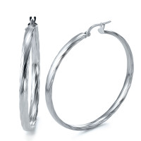 Créoles Argent Rhodié-573994
