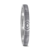 Partnerring Damaszener Stahl, Titan-575036