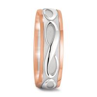 Alliance Or blanc 18K, Or rouge 18K Infini-575402