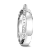 Alliance Or blanc 18K Diamant 0.235 ct, 47 Pierres, tw-vsi-575592