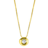 Collier Or jaune 18K Zircone 40-42 cm Ø4.5 mm-577479