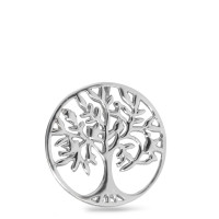 Pendentif Argent Rhodié Arbre de la vie Ø20 mm-578335