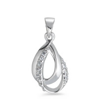 Pendentif Argent Zircone 12 Pierres Rhodié-579730
