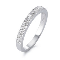 Bague Argent Zircone Rhodié-580959