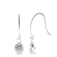Ohrhänger Silber Zirkonia weiss-581163