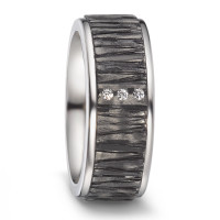 Alliance Titane, Carbone Diamant 0.03 ct, 3 Pierres, w-si-581525