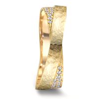 Alliance Or jaune 18K Diamant 0.13 ct, 22 Pierres, w-si-582377