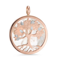 Pendentif Or rouge 9K nacre Arbre de la vie Ø23 mm-582845
