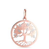 Pendentif Or rouge 9K Arbre de la vie Ø20 mm-582849