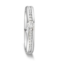 Bague d'éternité Acier inoxydable Zircone 17 Pierres-583540
