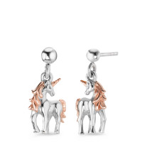 Ohrhไnger Silber rosé bicolor Einhorn-583883