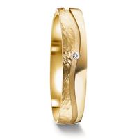 Alliance Or jaune 18K Diamant 0.01 ct, w-si-585064