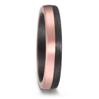 Alliance Or rose 14K, Carbone-585148