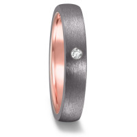 Alliance Tantale 999, Or rouge 14K Diamant 0.03 ct, w-si-585201