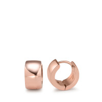 Créoles à charnières Acier inoxydable rosé PVD-585395