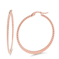 Creolen Edelstahl rosé IP beschichtet-585460