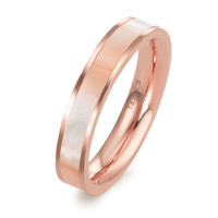 Bague à superposer Acier inoxydable rosé PVD nacre-585500
