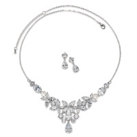 Assortiment Métal Zircone [shining Pearls] blanc, 2 Perles, 6 mm 45-50 cm-585839