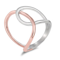 Bague Acier inoxydable rosé PVD-585995