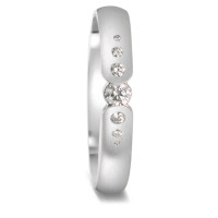 Alliance Or blanc 18K Diamant 0.176 ct, 7 Pierres, w-si-586232