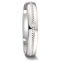 Alliance Or blanc 18K Diamant 0.02 ct, tw-vsi-586917