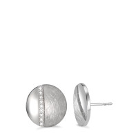 Ohrstecker Edelstahl Zirkonia 18 Steine Ø15 mm-587069