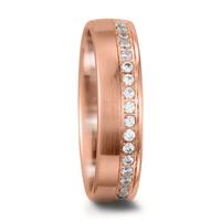 Alliance Or rose 18K Diamant 0.23 ct, 23 Pierres, tw-si-588043