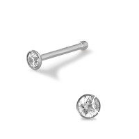 Nasenstecker Titan Zirkonia weiss Ø2.4 mm-588490