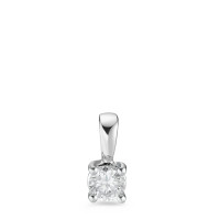Pendentif Or blanc 18K Diamant blanc, 0.25 ct, brillant, w-si Ø4 mm-588778