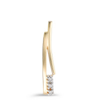 Pendentif Or jaune 9K Zircone 3 Pierres-588814