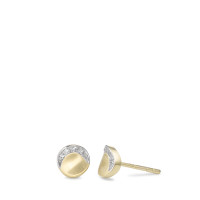 Clous d'oreilles Or jaune 9K Zircone 8 Pierres Ø6.5 mm-588840