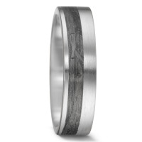 Alliance Or blanc 14K, Carbone-588906