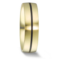 Alliance Or jaune 14K, Carbone-588932