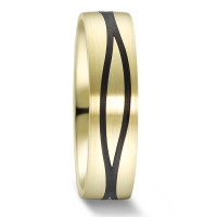Alliance Or jaune 14K, Carbone-588934