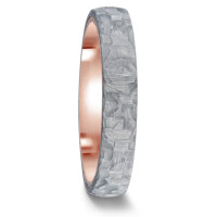 Partnerring 585/14 K Rotgold, Carbon-589093