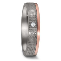 Alliance Tantale 999, Or rouge 18K Diamant 0.02 ct, w-si-589122
