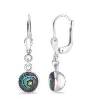 Pendant d'oreilles Argent Abalone Ø7 mm-589207