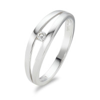Bague Or blanc 18K Diamant 0.06 ct, w-si-589281