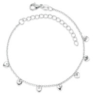 Armband Silber rhodiniert Herz 16-19 cm verstellbar-589388