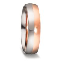 Partnerring 750/18 K Weissgold, 750/18 K Rosegold-589527