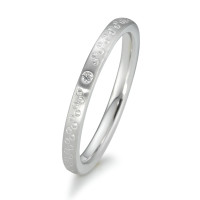 Bague à superposer Or blanc 18K Diamant 0.014 ct, w-si-589859