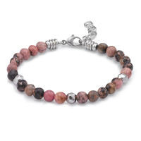Bracelet Acier inoxydable Agate 19-22 cm Ø6 mm-590472