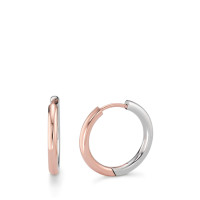 Klappcreolen Edelstahl rosé bicolor-590505