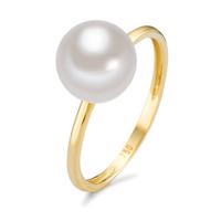 Bague Or jaune 18K perle d'eau douce-590575