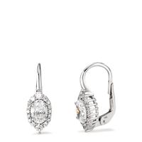 Pendant d'oreilles Or blanc 18K Zircone-590631