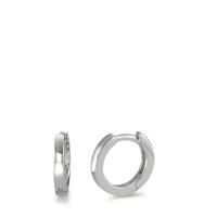 Créoles à charnières Or blanc 18K-590671